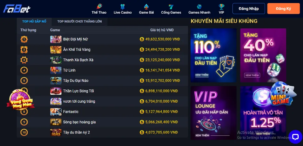 Bước 3 Nạp Tiền